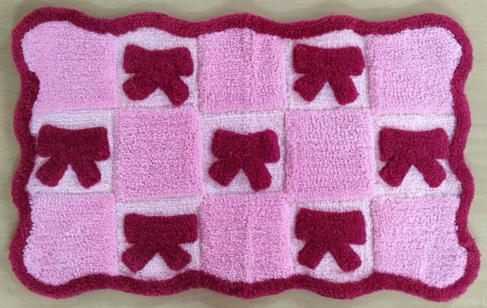 Tufted bathmat